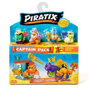 Set 4 figurine, Piratix, Golden Treasure, Captain Bones imagine