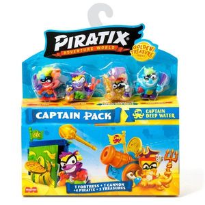 Set 4 figurine, Piratix, Golden Treasure, Captain Deep Water imagine