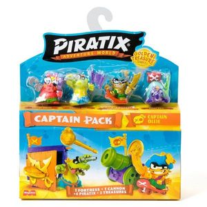 Set 4 figurine, Piratix, Golden Treasure, Captain Ollie imagine