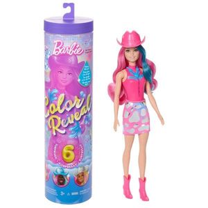 Papusa surpriza Barbie, Color Reveal, Disco Star, 6 surprize, JCP01 imagine