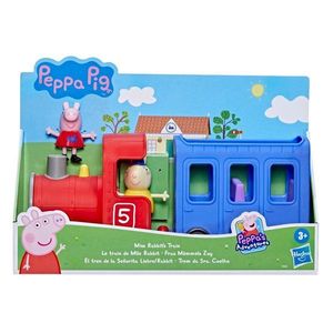 Set figurina cu trenulet, Peppa Pig, Trenul lui Miss Rabbit imagine