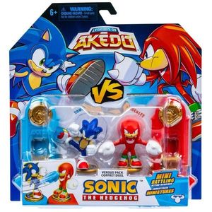 Set 2 figurine, Akedo, Sonic The Hedgehog Vs Knuckles, S1 imagine