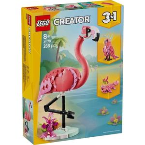 LEGO® Creator - Animal salbatice: Flamingo roz (31170) imagine