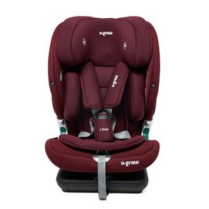 Scaun auto cu isofix, I-Size, U-grow, 76-150 cm, 52.3x45.3x69 cm, poliester, rosu imagine