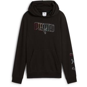 Hanorac copii Puma Ess Logo Lab Execution Hoodie Tr B 68578901, 128, Negru imagine