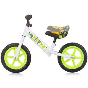 Bicicleta pentru copii Chipolino Zippy Green fara pedale, scaun reglabil, manere antiderapante, greutate suportata 25 kg, varsta 3 ani+ imagine