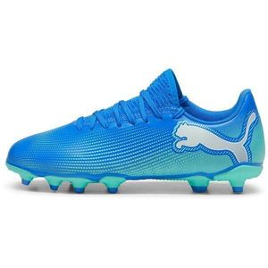 Ghete de fotbal copii Puma Future 7 Play FG AG 10794901, 36, Albastru imagine