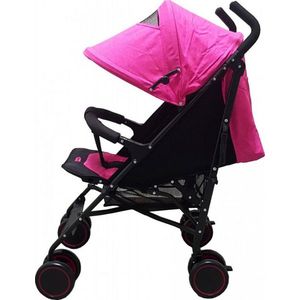 Carucior pentru copii Baby Care Pro 803B Fucsia pliere tip umbrela, Sport, Spatar reglabil in 7 trepte, Pozitie somn, Amortizoare, Cadru din aluminiu imagine