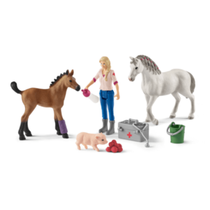Set figurine - Farm World - Veterinar in vizita | Schleich imagine