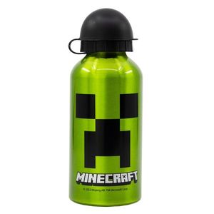 Sticla din aluminiu 400 ml Minecraft Creeper Verde imagine