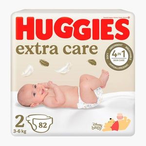 Scutece Huggies, Extra Care, Nr 2, 3-6 kg, 82 buc imagine