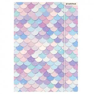 Mapa cu elastic A4, Starpak, Mermaid imagine
