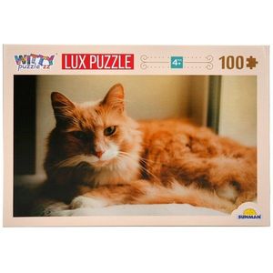 Puzzle Luxury, Witty Puzzlezz, Portret pisica, 100 piese imagine