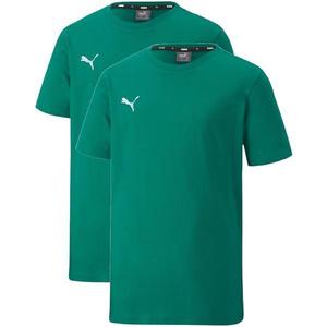 Tricou copii Puma Teamgoal 23 65670905-2PACK, 164, Verde imagine