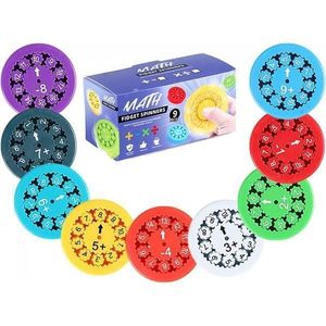 Jucarie educationala-Math Fidget Spinners imagine