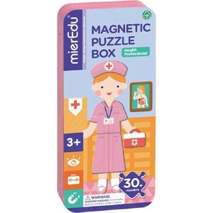 Puzzle magnetic in cutie metalica: Doctor imagine
