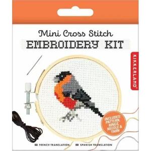 Mini kit de brodat: Pasare imagine
