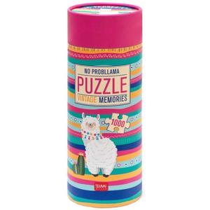 Puzzle 1000 Llama. Vintage Memories imagine