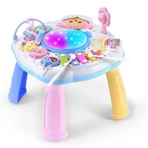 Masa educativa pentru copii cu accesorii si jucarii senzoriale incluse imagine