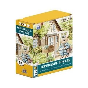 Puzzle 320 piese. Iepurasul postas imagine