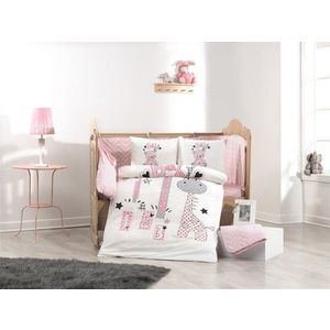 Lenjerie de pat pentru copii 4 piese, Buddy - Pink, Hobby, Bumbac Poplin imagine
