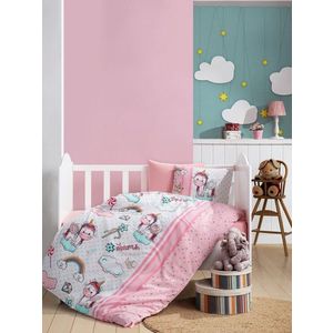 Lenjerie de pat pentru copii, Unicorn v2 - Pink, Cotton Box, Bumbac Ranforce imagine