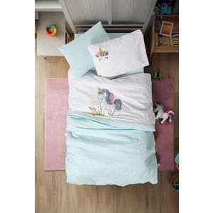 Lenjerie de pat pentru copii, Dolly - Mint, Cotton Box, Bumbac imagine