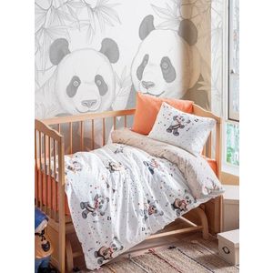 Lenjerie de pat pentru copii, Musico - Orange, Cotton Box, Bumbac Ranforce imagine
