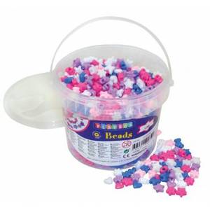 Margele din plastic cu orificiu larg imagine
