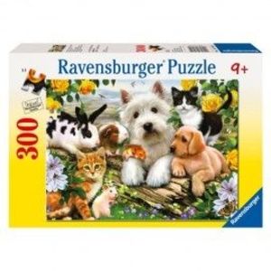 Puzzle animale prietenoase 300 piese imagine