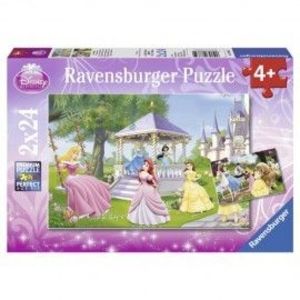 Puzzle printesele incantatoare 2x24 piese imagine