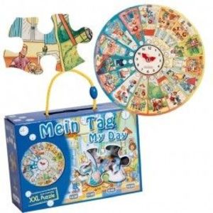 Puzzle circular Invata ceasul imagine