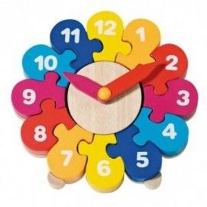 Ceas puzzle Floare imagine