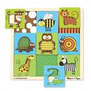 Joc de asociere animale Melissa and Doug imagine