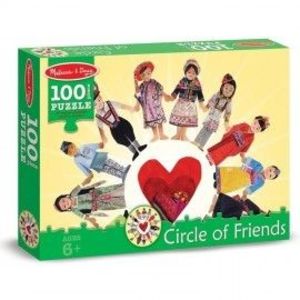 Puzzle Copiii lumii Melissa and Doug 100 piese imagine