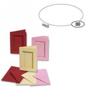 Set 5 felicitari decupaj dreptunghi Alb imagine