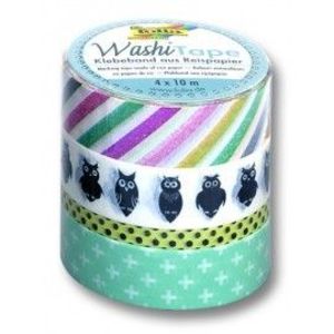Banda adeziva decorativa Owls imagine