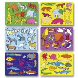 Set sabloane Lumea animalelor imagine