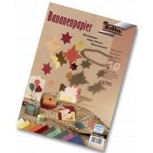 Hartie colorata din frunza de bananier imagine