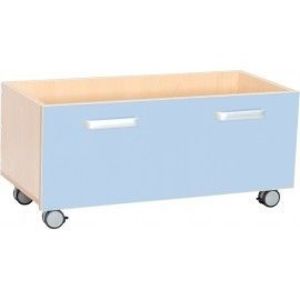 Cutii pentru depozitare cu roti – albastru deschis – Flexi imagine