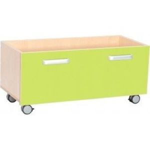 Cutii pentru depozitare cu roti – verde – Flexi imagine