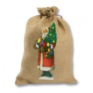 Sac Mos Nicolae iuta natur 25*35 cm imagine