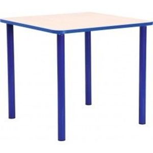 Masa prescolari - Bambino - Patrata - Cant colorat - marimea 3 - Albastru imagine