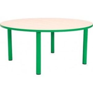 Masa gradinita - Bambino - Rotunda - Cant colorat - marimea 1 - Verde imagine