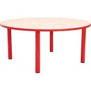 Masa prescolari - Bambino - Rotunda - Cant colorat - marimea 3 - Rosu imagine