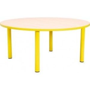 Masa prescolari - Bambino - Rotunda - Cant colorat - marimea 3 - Galben imagine