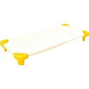 Cearsaf de pat pentru cresa 146 x 65 cm - ocru imagine