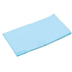 Cearsaf cu elastic pentru saltea 120 x 60 cm – albastru imagine