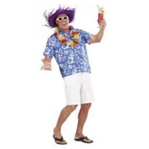 Bluza hawaii albastra imagine