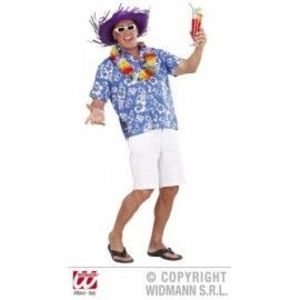 Bluza hawaii albastra imagine